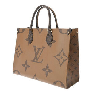 Louis Vuitton Brown Canvas Monogram the Go On Reverse Giant Handbag Tote